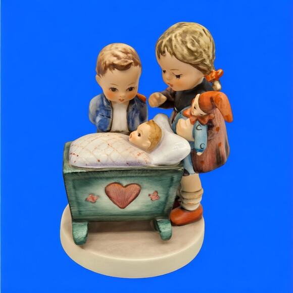 Blessed Event #333 Hummel TMK-6 Siblings Newborn Goebel W. Germany Vintage Gift - Picture 1 of 11